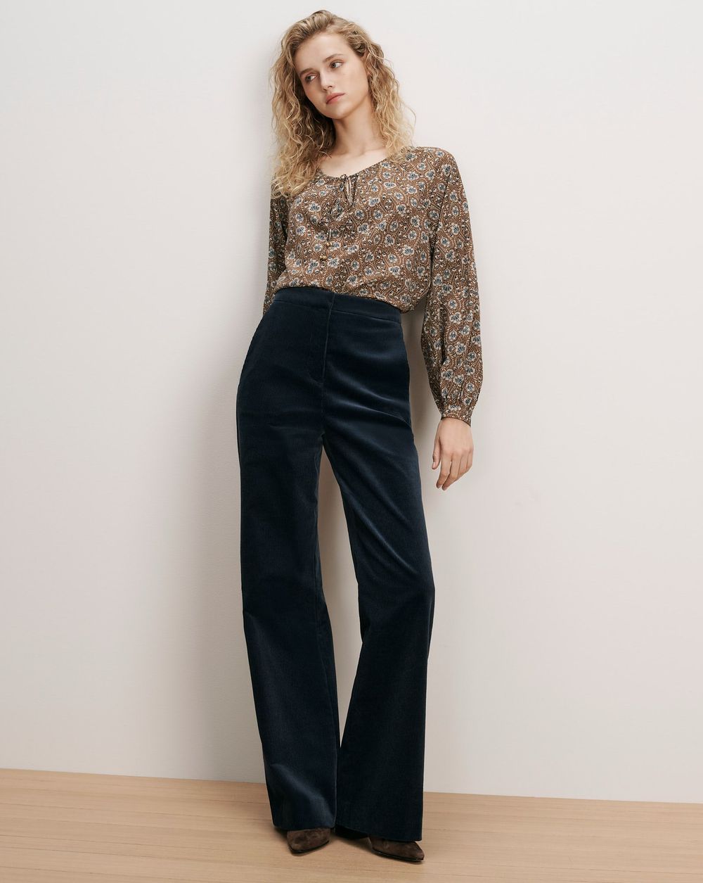 Holt Corduroy Wide-Leg Pant – Veronica Beard