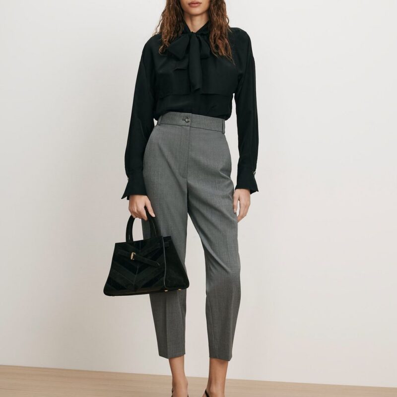 Caven Slim Cropped Pant – Veronica Beard