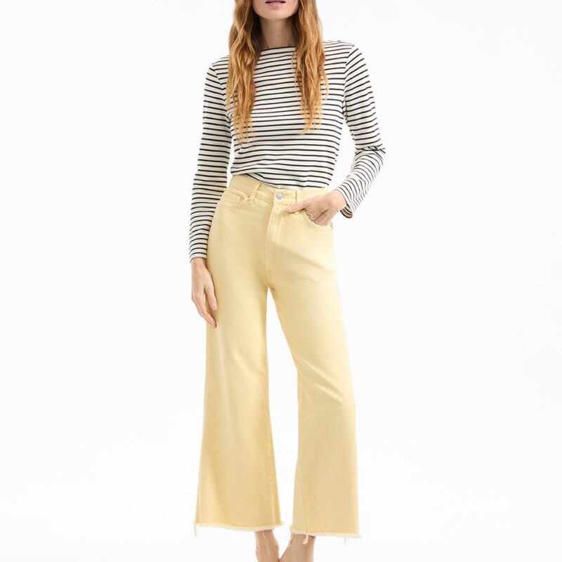 Taylor Cropped Wide-Leg Jean – Veronica Beard