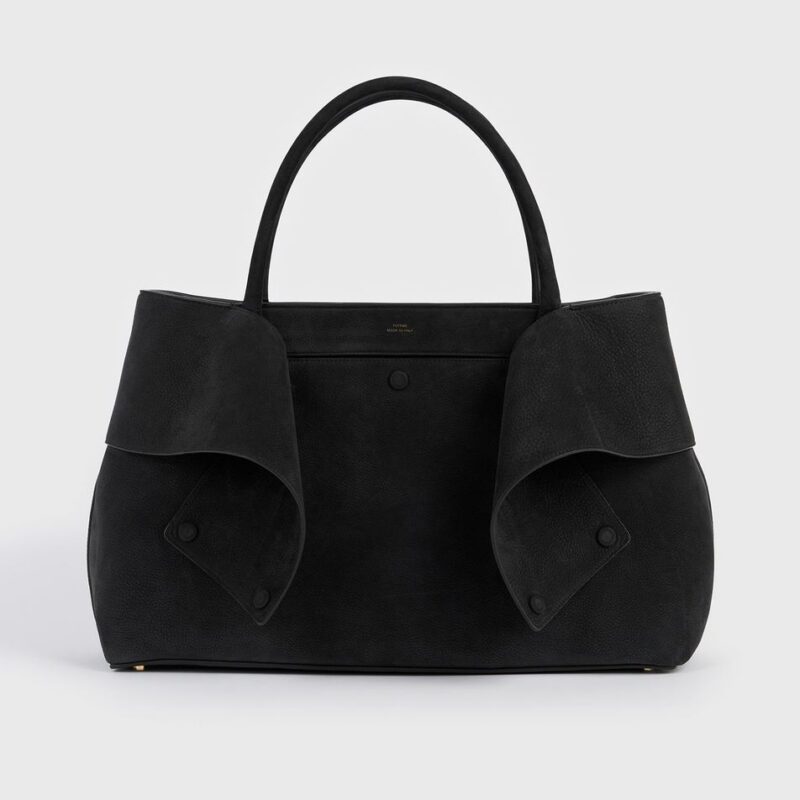 Mercer nubuck tote black – Toteme - INT