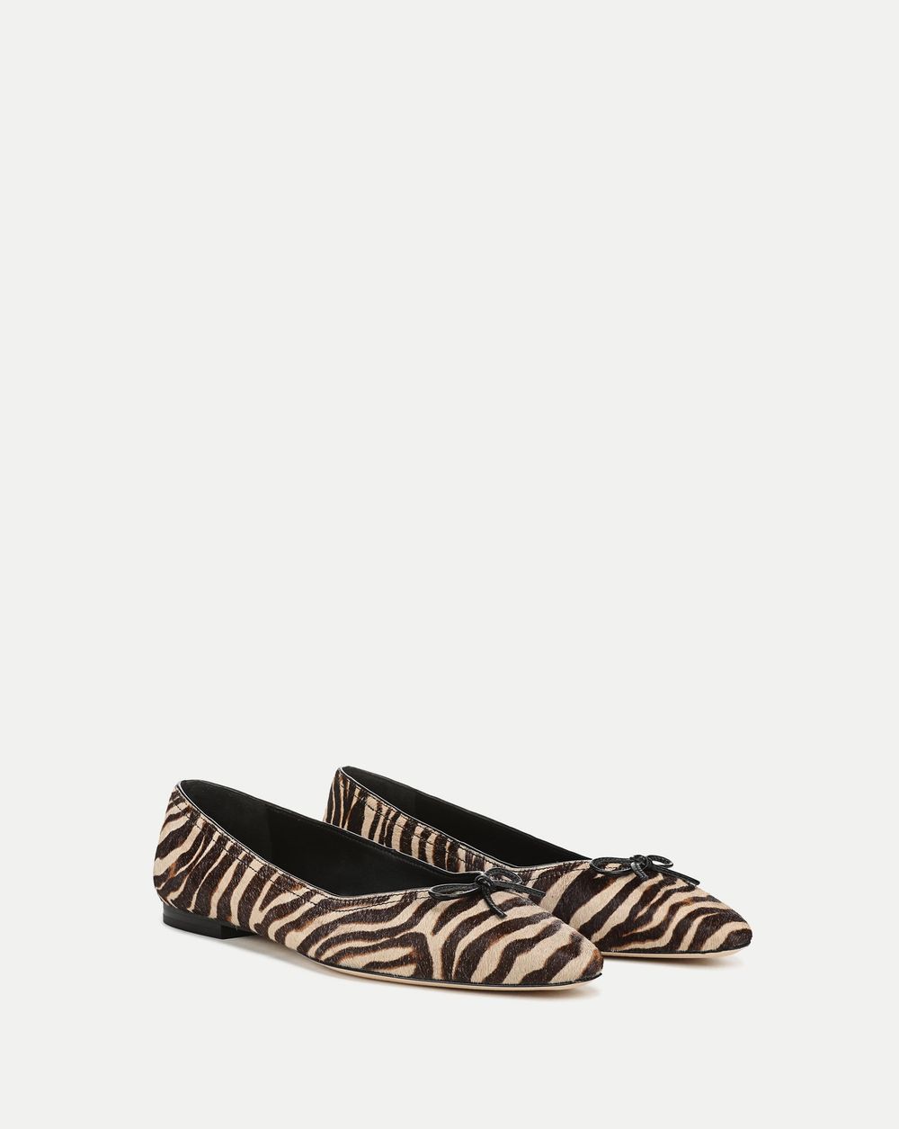 Cailey Calf Hair Ballet Flat – Veronica Beard