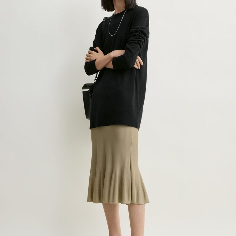Fluted knit skirt desert – Toteme - INT