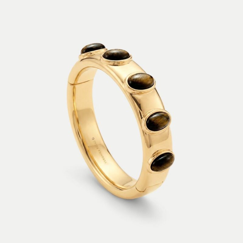 Tiger’s Eye Cabochon Bangle – Veronica Beard