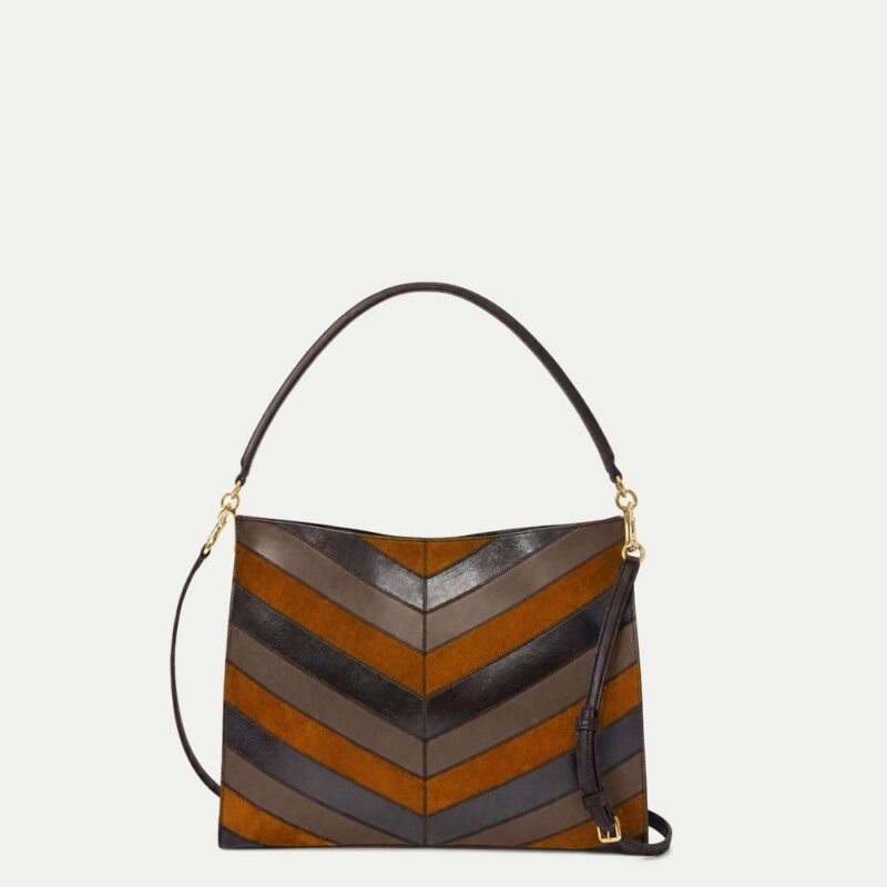 Chevron Vida Shoulder Bag – Veronica Beard