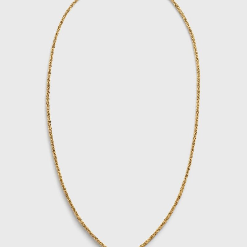 Elongated byzantine necklace gold – Toteme - INT