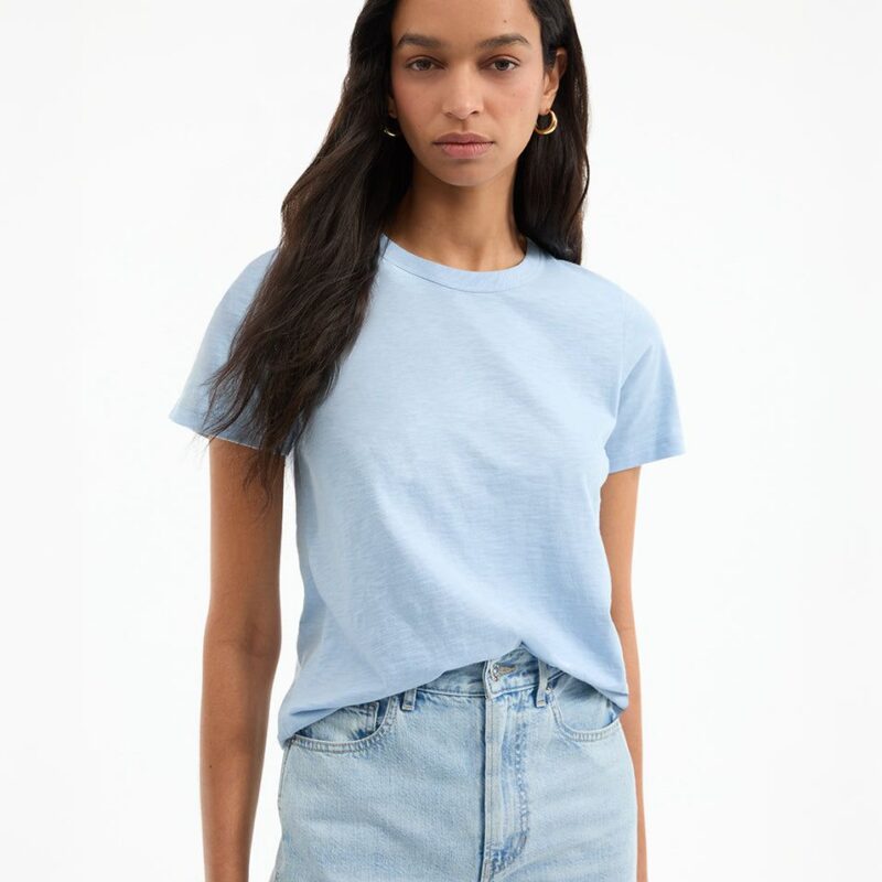 Carla Cotton Crewneck T-Shirt – Veronica Beard