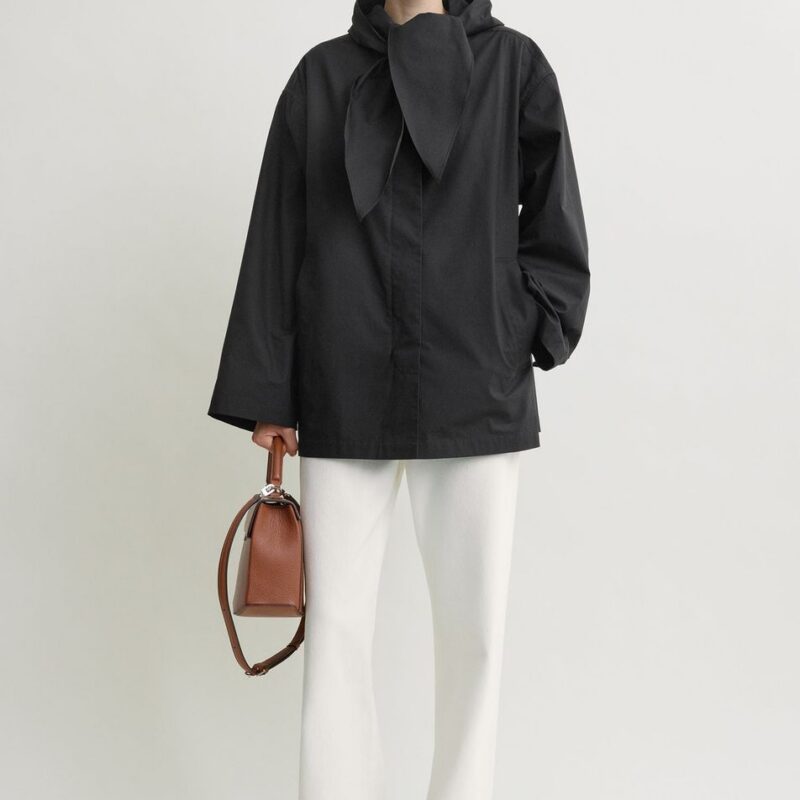 Technical scarf jacket black – Toteme - INT