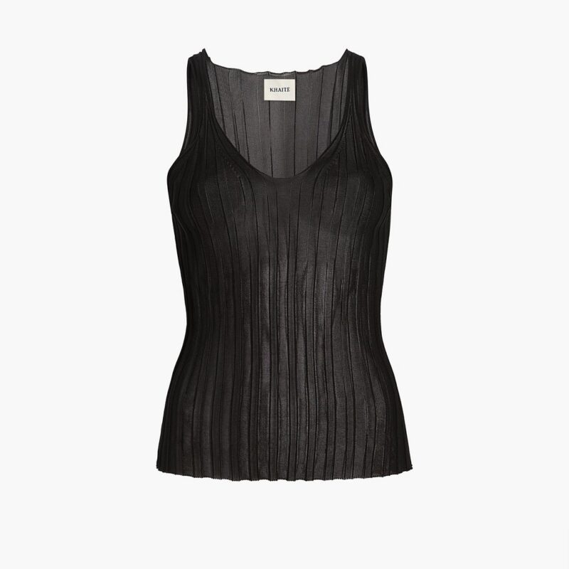 Val Top in Black – KHAITE