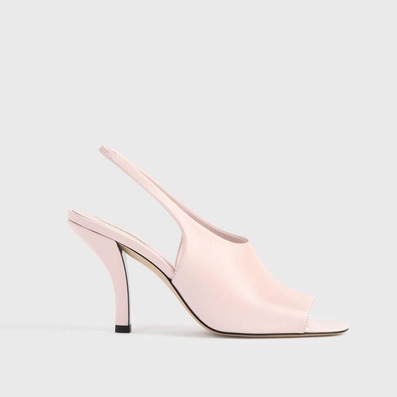 Contour naplack slingbacks flamingo – Toteme - INT