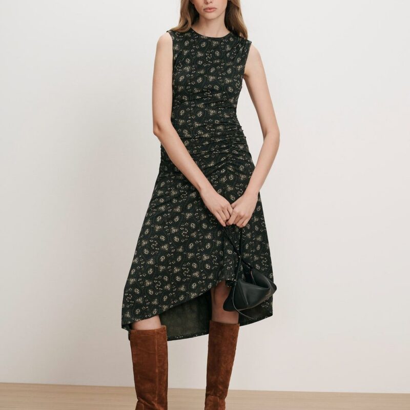 Theodora Sleeveless Midi Dress – Veronica Beard