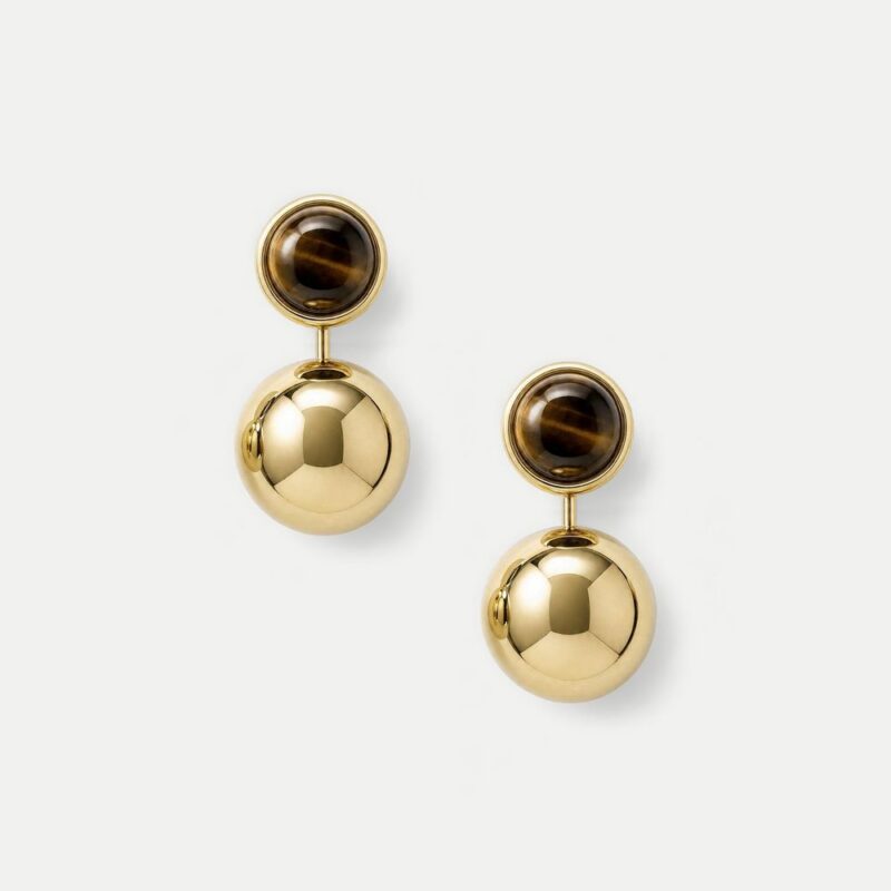Tiger's Eye Drop Earring – Veronica Beard