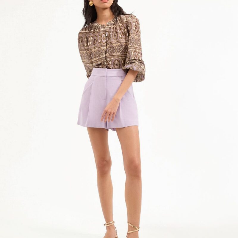 Elbe Pleated Short – Veronica Beard