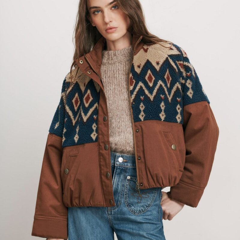 Knoll Sherpa Jacket – Veronica Beard