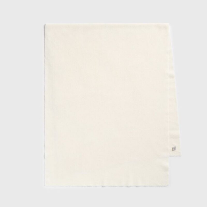 Classic winter scarf off-white – Toteme - INT