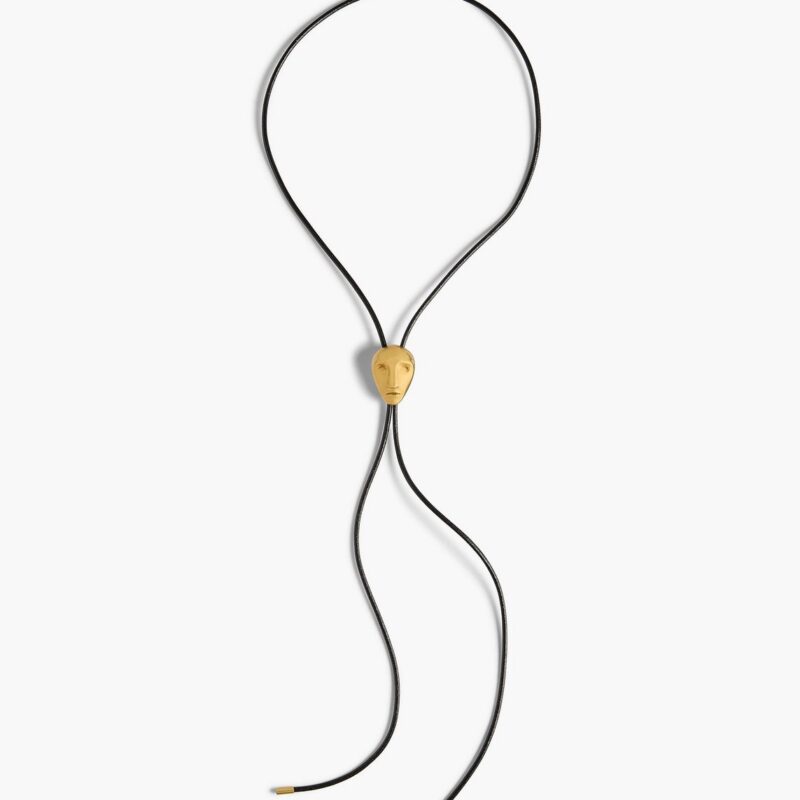 Visage Bolo Tie in Antique Gold – KHAITE