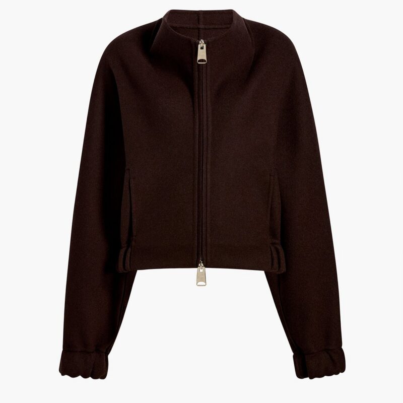 Ixin Jacket in Dark Brown – KHAITE