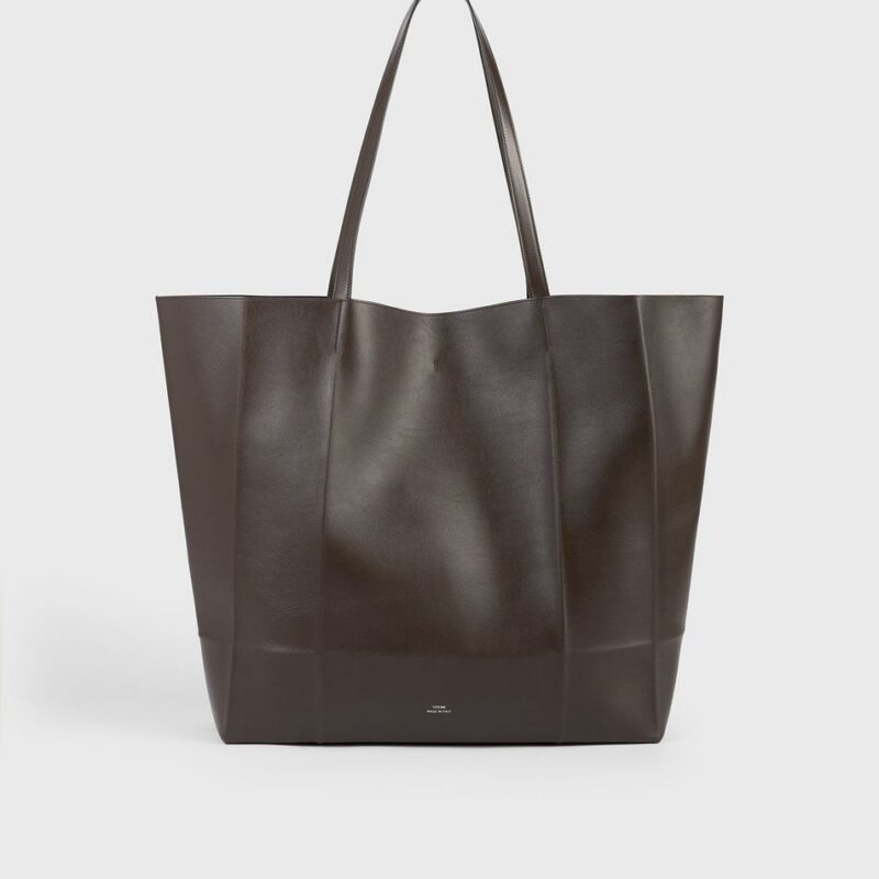 Roam leather tote brown – Toteme - INT