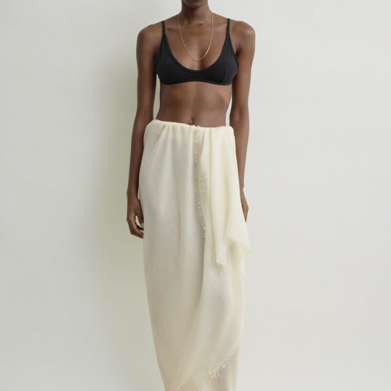 Scoop bikini top black – Toteme - INT