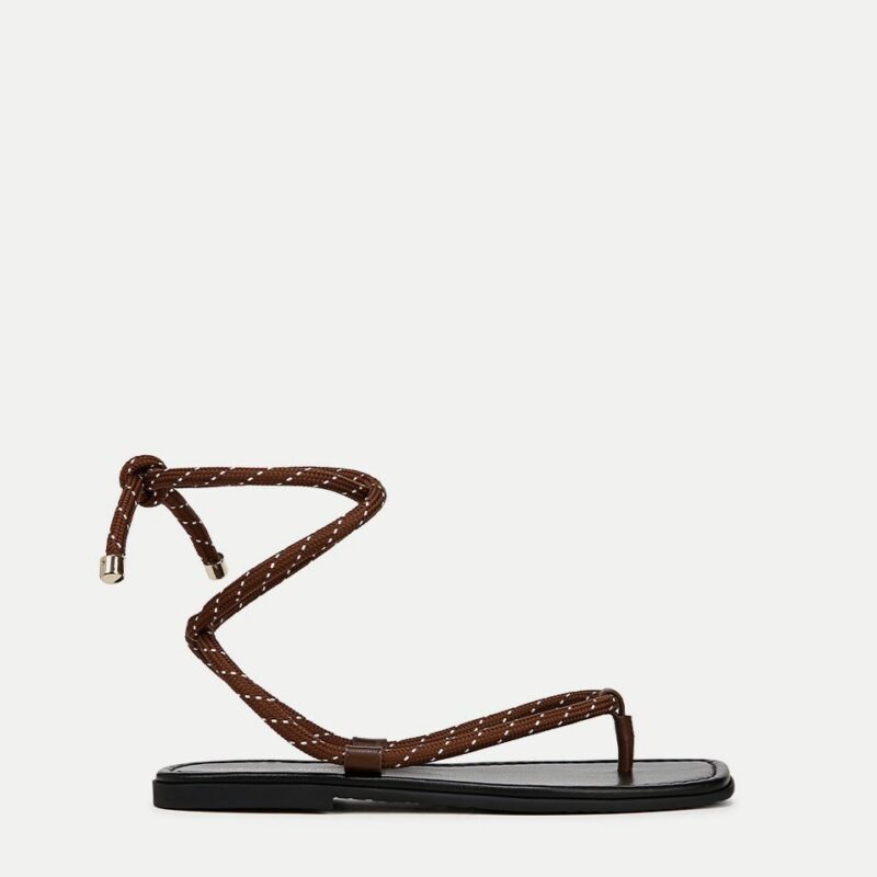 Carmina Wrap Sandal – Veronica Beard