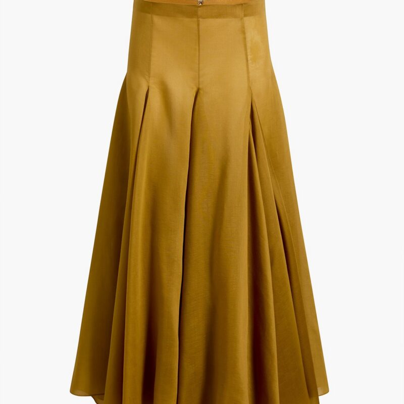 Coda Skirt in Bronze – KHAITE