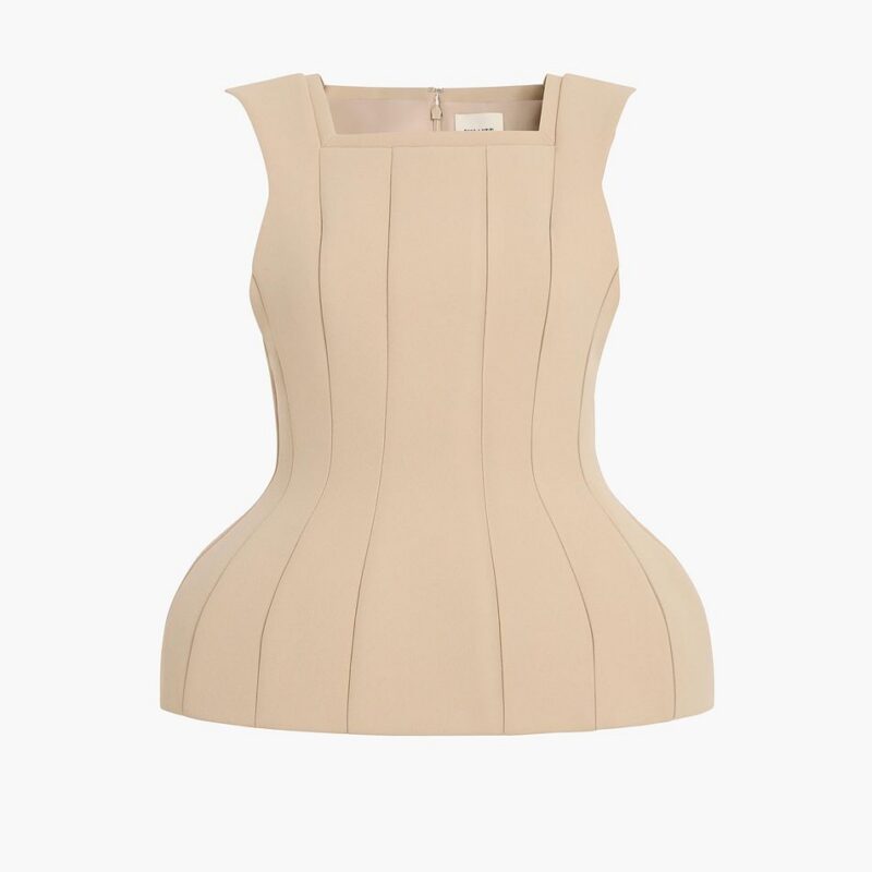 Dani Top in Tea Stain – Khaite