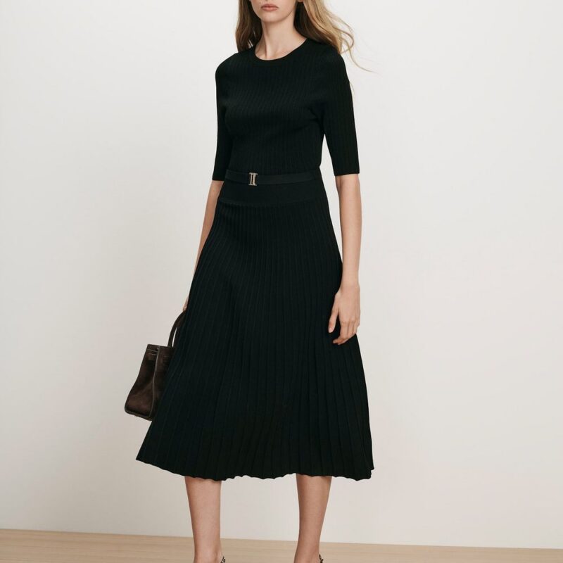 Elthea Belted Midi Dress – Veronica Beard