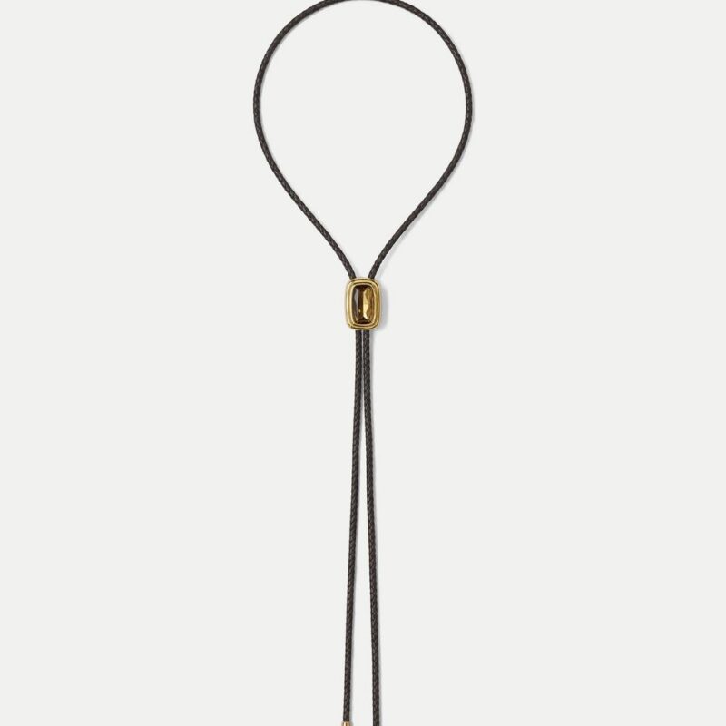 Braided Leather Bolo – Veronica Beard