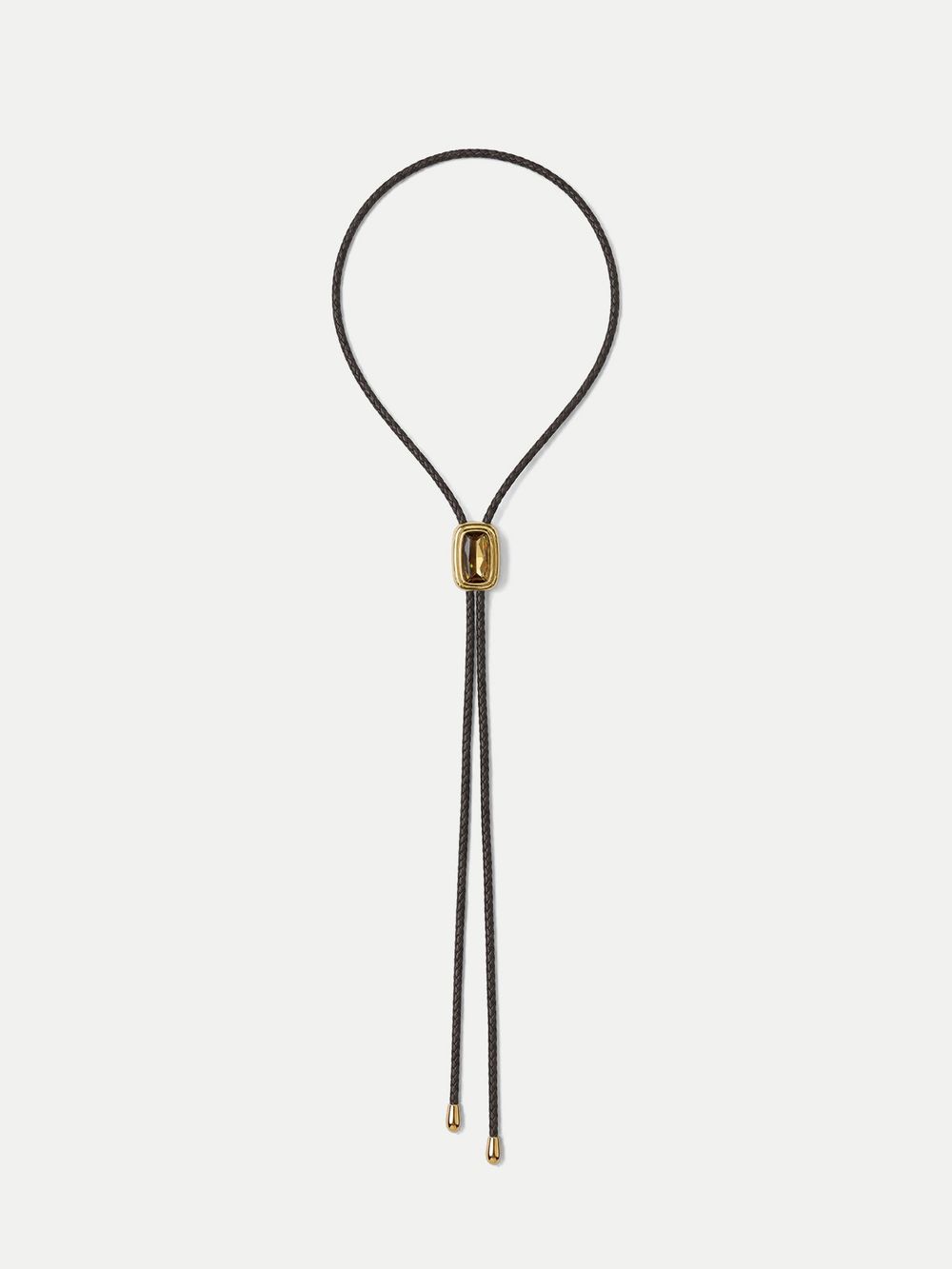 Braided Leather Bolo – Veronica Beard
