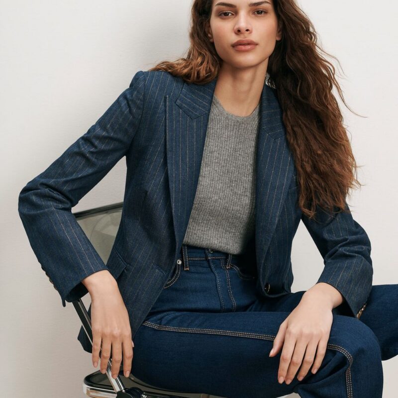 Naira Denim Dickey Jacket – Veronica Beard