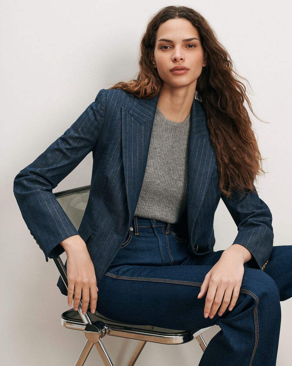 Naira Denim Dickey Jacket – Veronica Beard