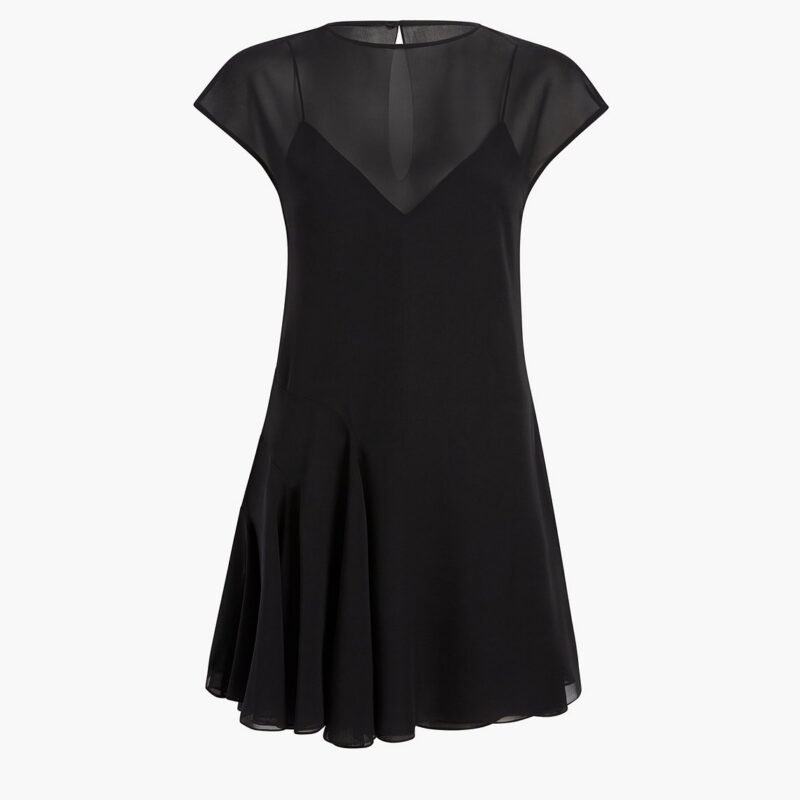 Scarla Dress in Black Silk – KHAITE