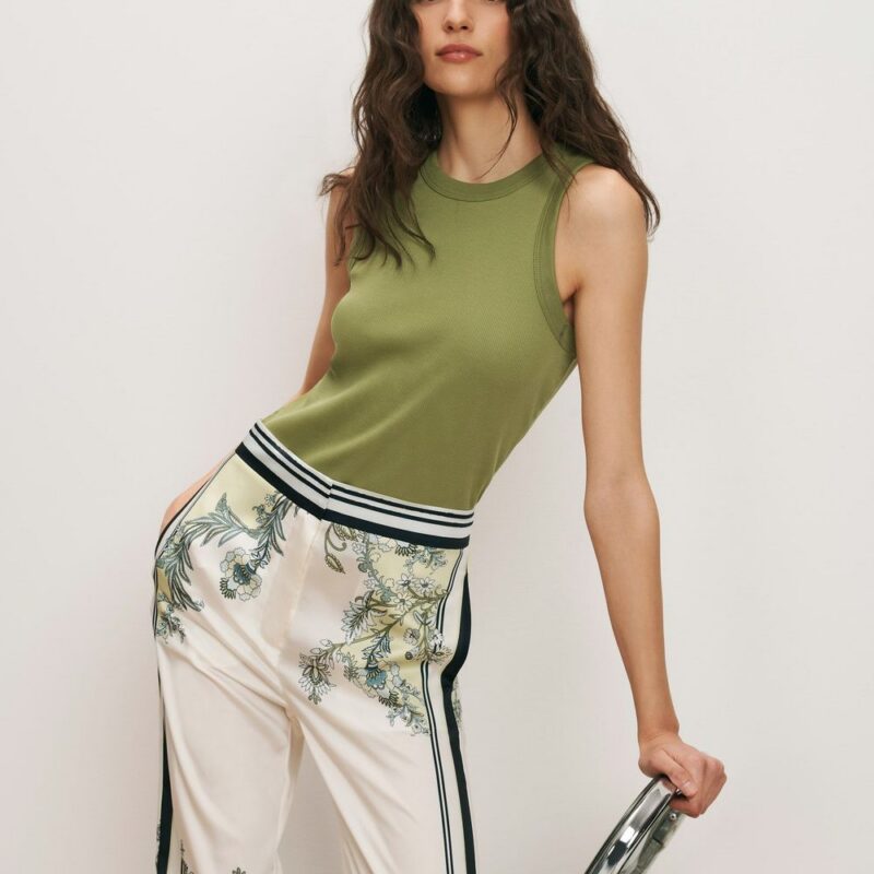 Jordyn Cropped Tank Top – Veronica Beard
