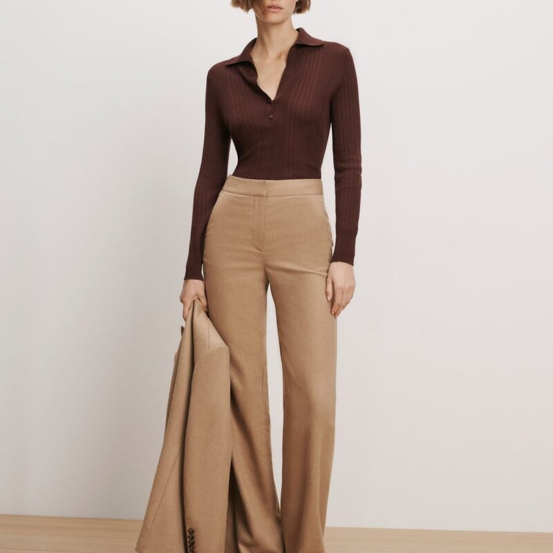 Tonelli Camel Hair Wide-Leg Pant – Veronica Beard