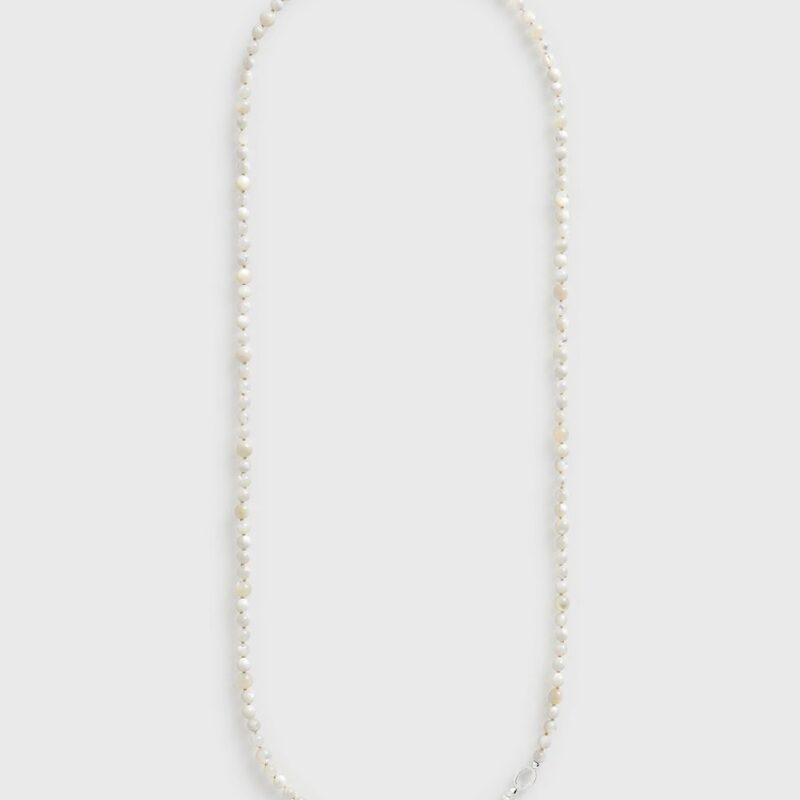 Infinity bead necklace white – Toteme - INT
