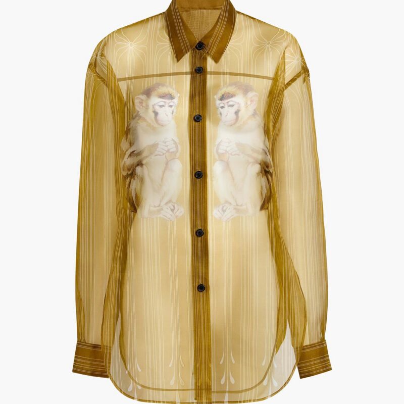 Goya Top in Monkey Print – KHAITE