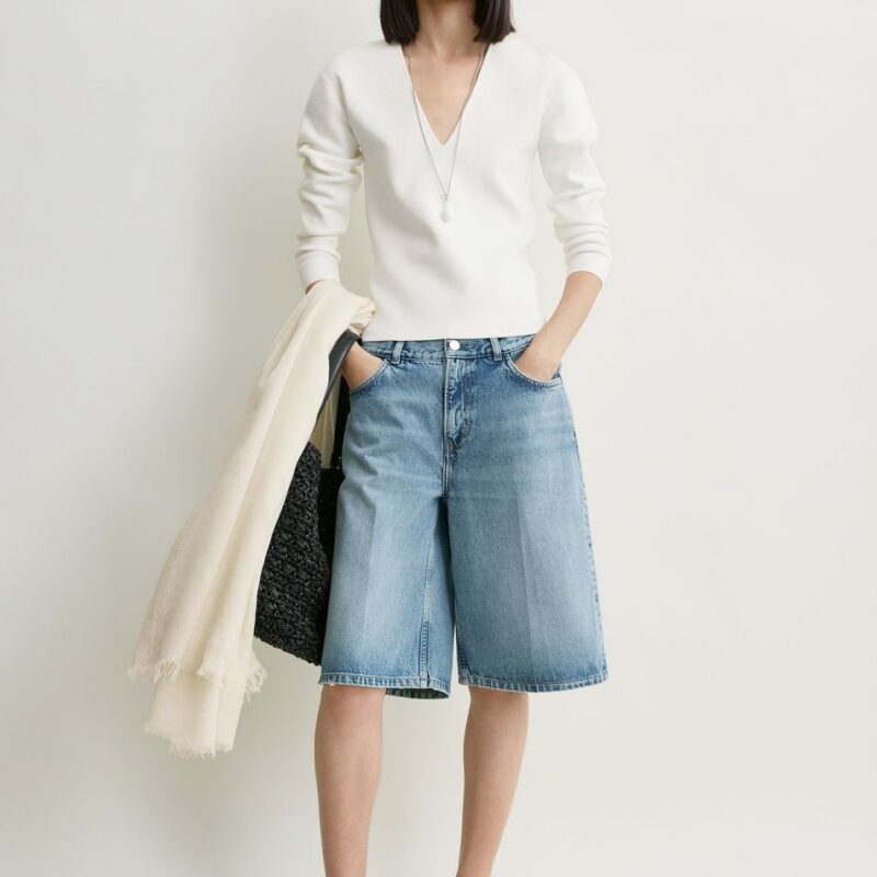 Denim board shorts true vintage – Toteme - INT