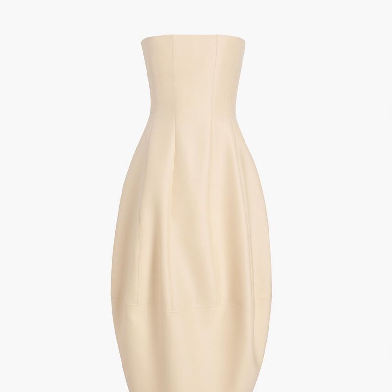 Stela Dress in Ivory Glow – KHAITE