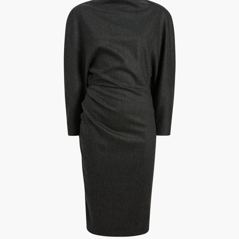 Harlin Dress in Charcoal – KHAITE