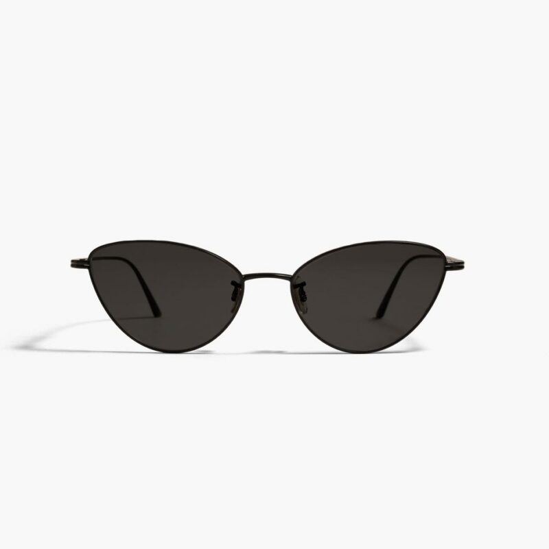 KHAITE x Oliver Peoples 1998C in Matte Black and Grey