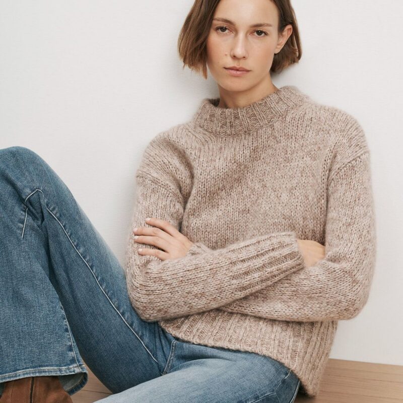 Andi Mock-Neck Sweater – Veronica Beard