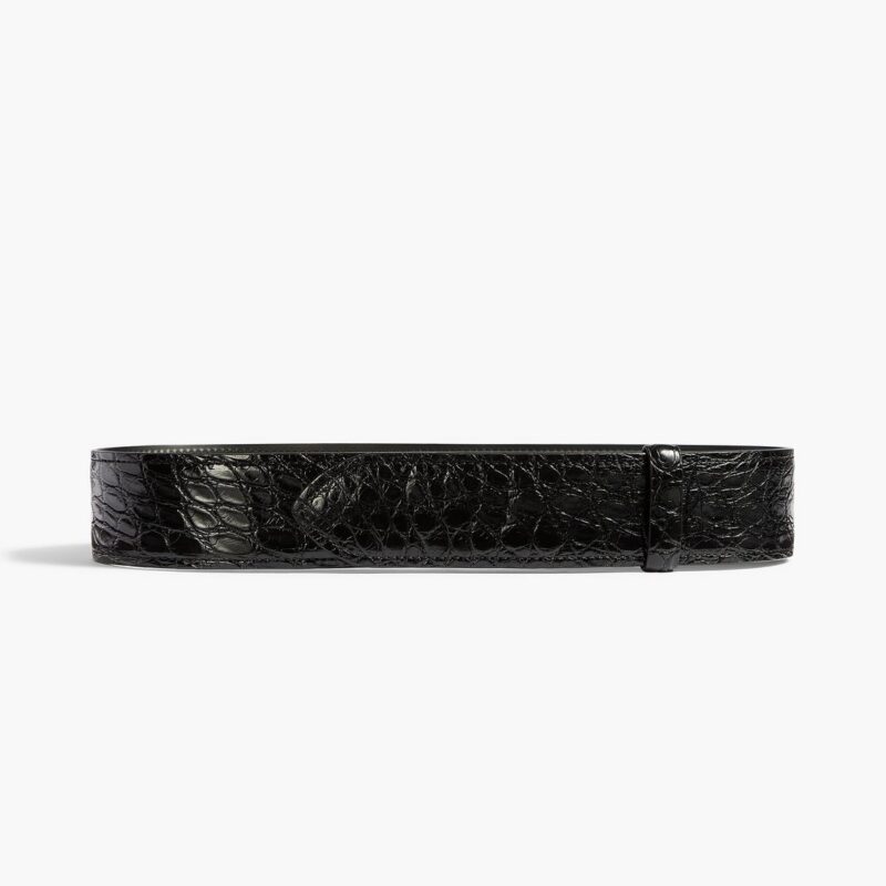 Theo Waist Belt in Black Alligator – KHAITE