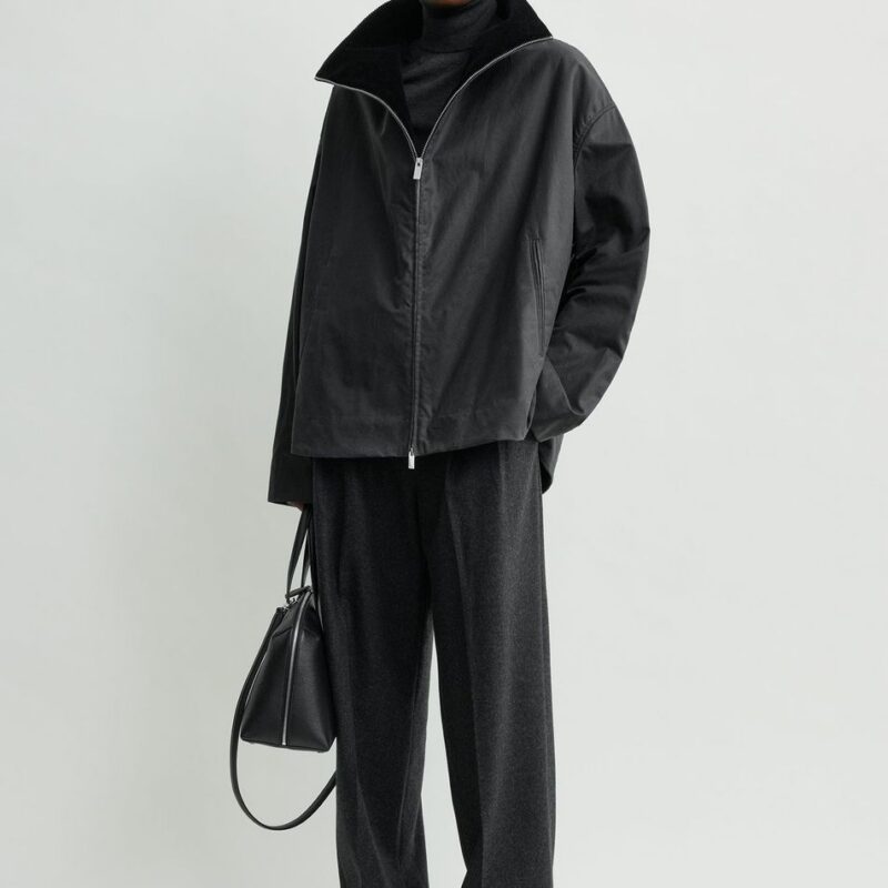 Zipped country jacket washed black – Toteme - INT