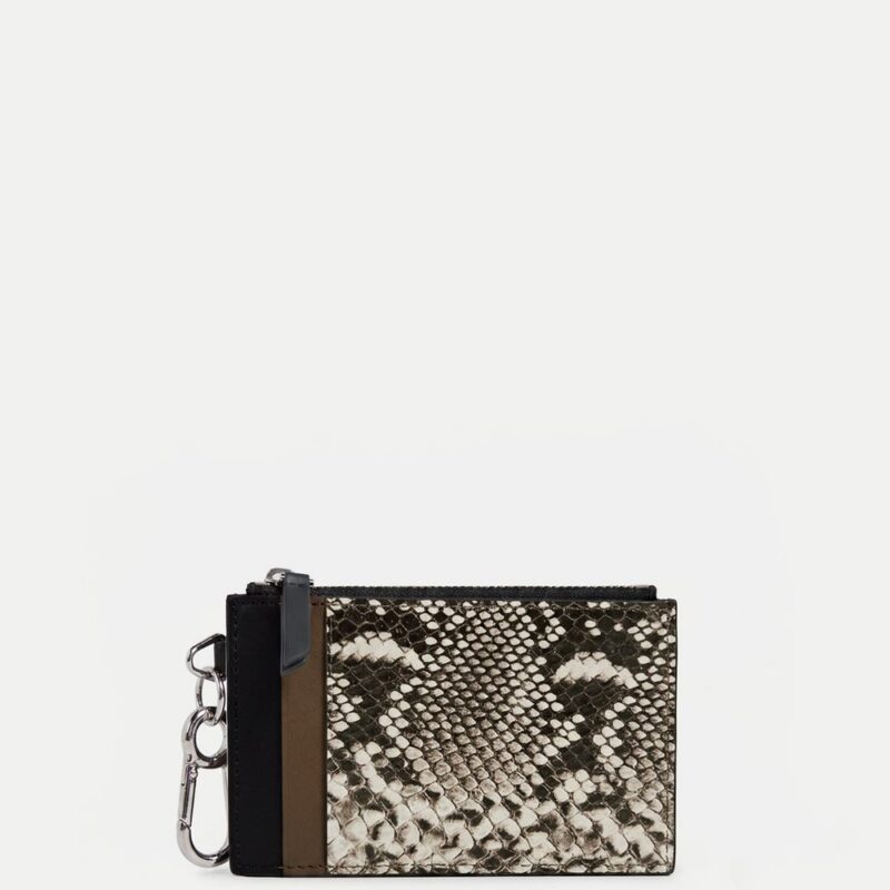 Snake-Embossed Card Holder – Veronica Beard