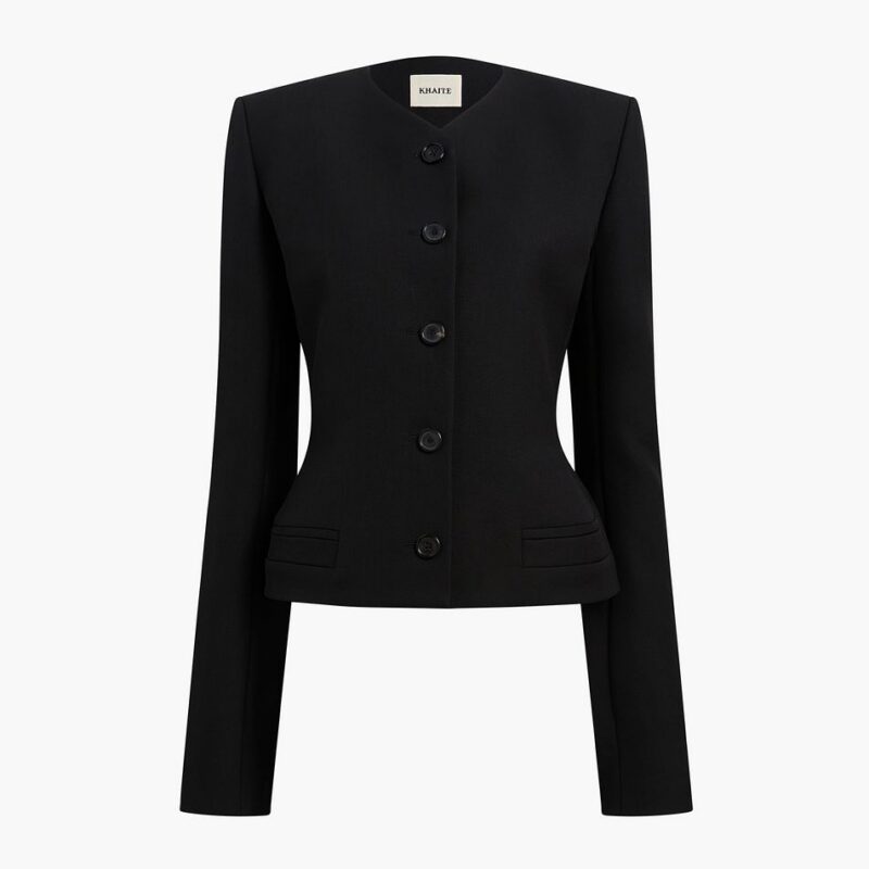 Nara Jacket in Black – Khaite