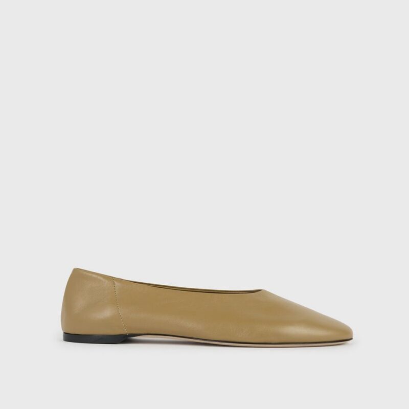 Slip nappa ballerinas desert – Toteme - INT