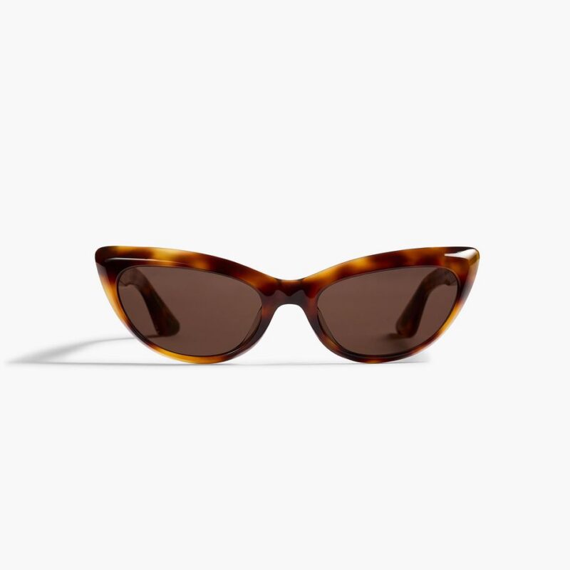 KHAITE x Oliver Peoples 1963C in Dark Mahogany and Brown