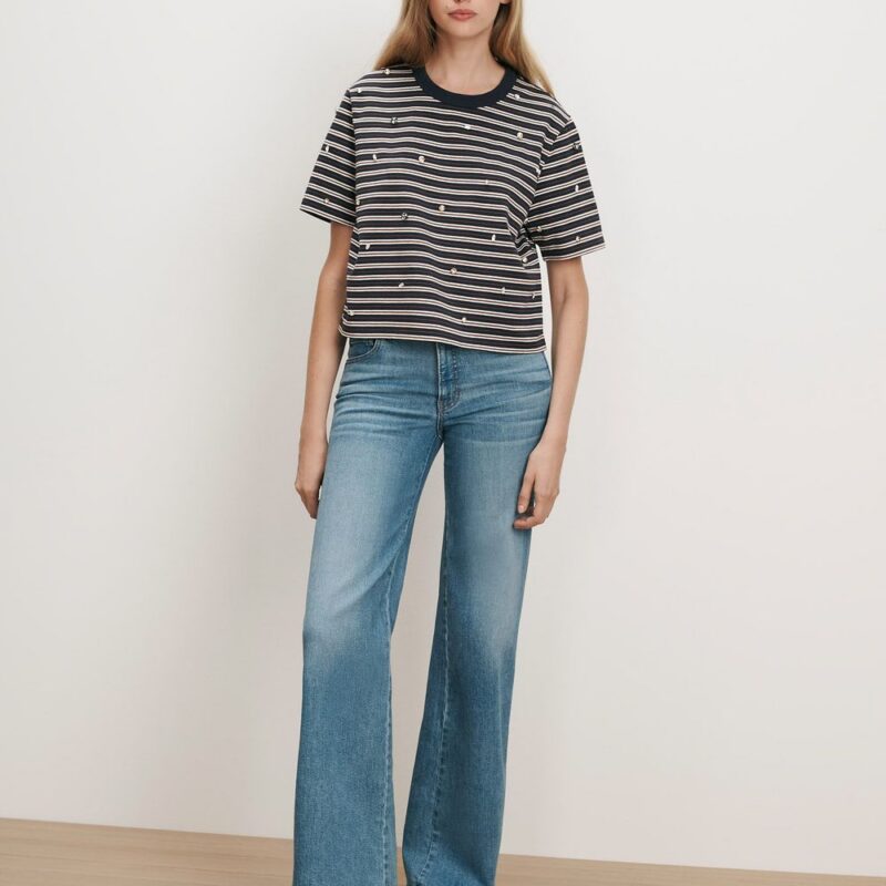 Taylor Mid-Rise Wide-Leg Jean – Veronica Beard