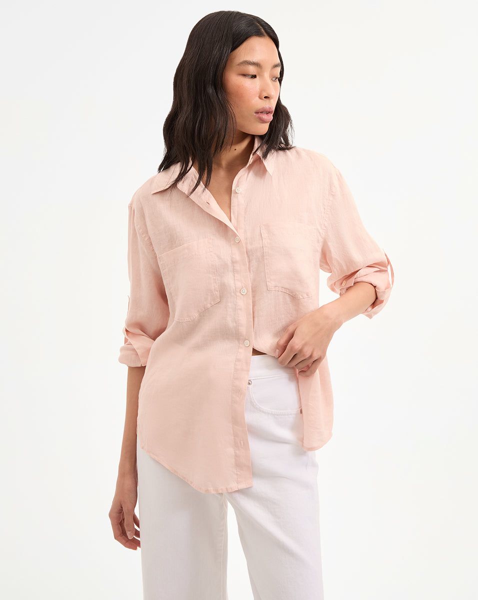 Gil Linen Shirt – Veronica Beard