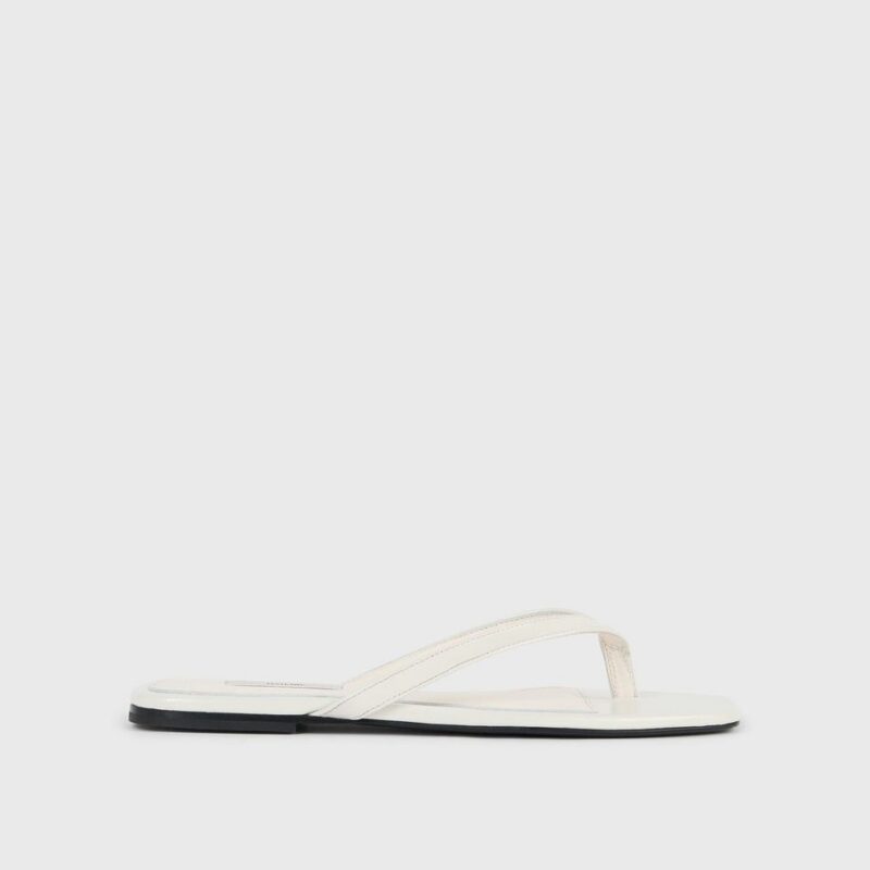Naplack flip flops off-white – Toteme - INT