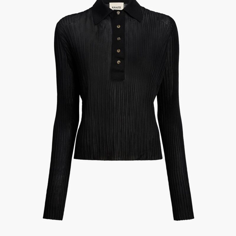 Vin Top in Black – Khaite